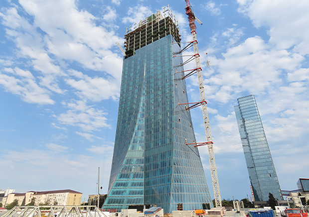 Central Bank of Azerbaijan in Baku.